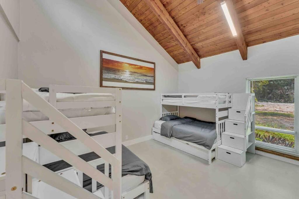 Rare Hidden Getaway Heated Pool 1.5 Acres! Sleeps 16 Villa ฟอร์ต ลอเดอร์เดล ภายนอก รูปภาพ